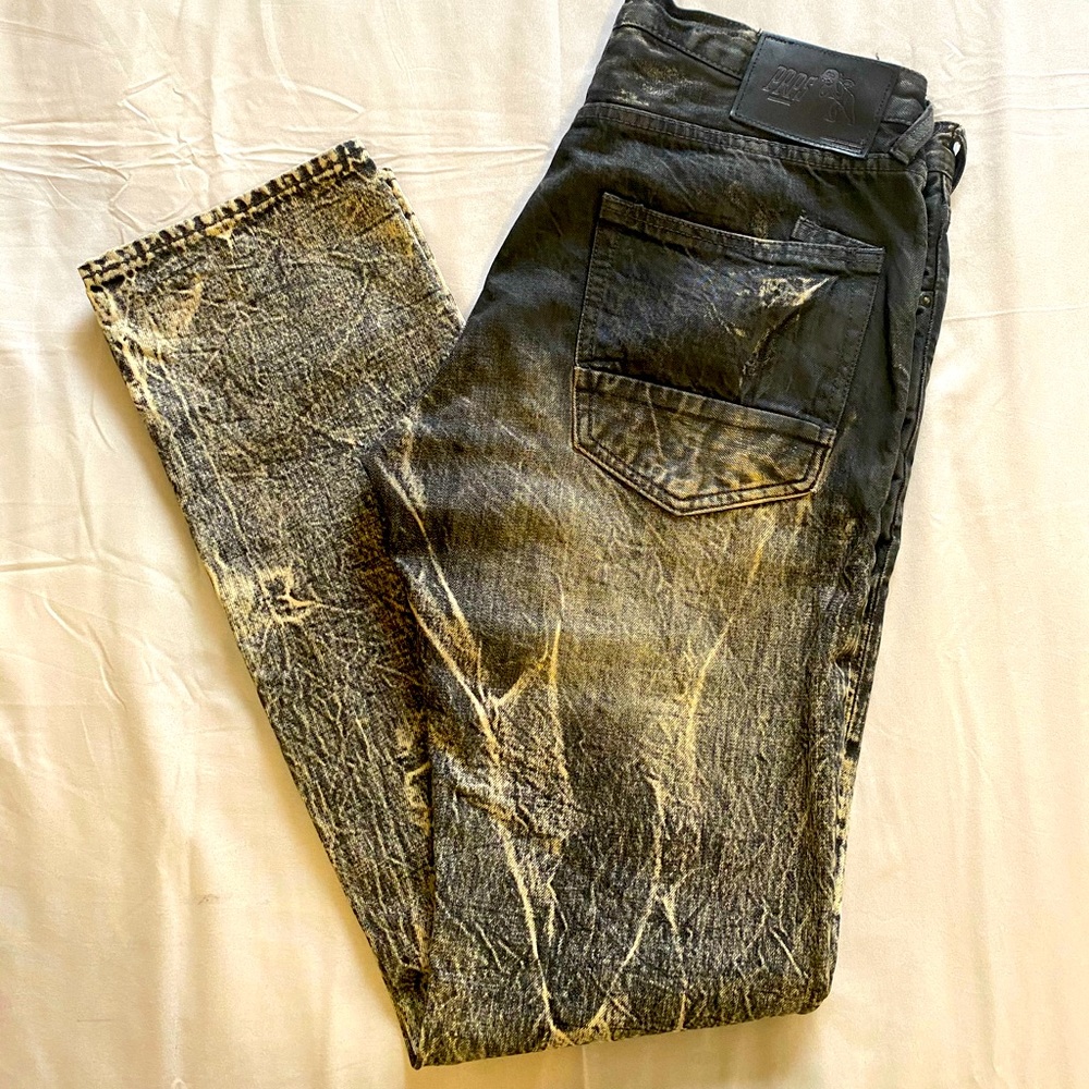 🔥 PRPS Two-Toned Stonewashed Denim Jeans (Demon)